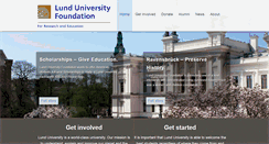 Desktop Screenshot of lunduniversityfoundation.org